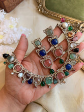Load image into Gallery viewer, Sabya Multicolor Cz baguette Necklace set

