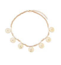 Load image into Gallery viewer, Golden Tribal Alloy plating women necklace IDW
