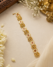 Load image into Gallery viewer, Golden silver Lookalike German silver Bracelet
