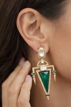 Load image into Gallery viewer, Moissanite Premium Dangler earrings
