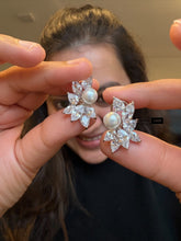 Load image into Gallery viewer, Rakul preet Wing Diamond look Premium Solitaire Stud Earrings
