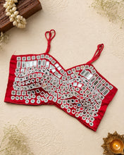 Load image into Gallery viewer, Colors- Stylish Full Real Mirror Blouse (38-42)
