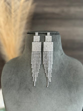 Load image into Gallery viewer, Long Rhinestone summer Tassel Earrings IDW
