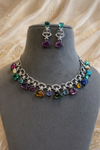 Load image into Gallery viewer, American Diamond Cz Stylish necklace set
