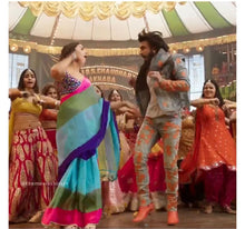 Load image into Gallery viewer, ALIA BHATT Series Multicolor strips Saree
