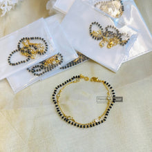 Load image into Gallery viewer, Layered Dainty Golden Cz Stone Hand Mangalsutra Adjustable
