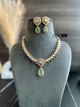 Load image into Gallery viewer, 22k Gold plated Tayani Premium Statement Necklace set
