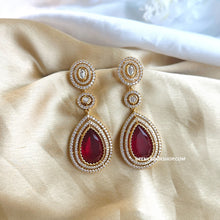 Load image into Gallery viewer, Tayani Premium gold plated Doublet Simple Earrings
