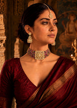 Load image into Gallery viewer, Sunheri Kundan Moissanite Choker Set - Multi
