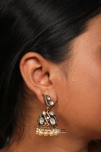 Load image into Gallery viewer, Tayani Premium Drop Pearl Jhumki Dangling Earrings
