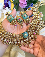 Load image into Gallery viewer, 🆕 Heritage Swaroski Traditional Real Looking Necklace set
