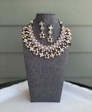 Load image into Gallery viewer, 22k gold plated Statement Tayani  Necklace set
