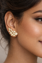 Load image into Gallery viewer, Evergreen Premium Solitaire Lookalike Small Ear crawler Stud Earrings
