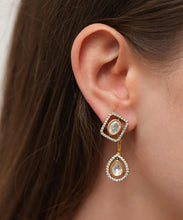 Load image into Gallery viewer, Premium Tayani Victorian 22k Gold plated Drop Earrings
