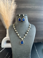 Load image into Gallery viewer, Gold plated moissanite Dainty Necklace set
