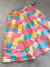 Load image into Gallery viewer, Pastel Multicolor Silk Free size skirt
