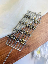 Load image into Gallery viewer, German Silver Dual Tone Ghungroo beads Adjustable Bracelet
