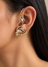 Load image into Gallery viewer, Tayani Peacock Ear Cuff Earrings
