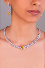 Load image into Gallery viewer, Statement Stylish Celebrity Solitaire Necklace set
