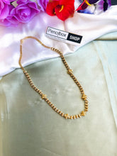 Load image into Gallery viewer, Simple Stunning Ball Antique Gold Plated Mala necklace
