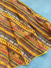Load image into Gallery viewer, Yellow Multicolor tribal Design Free size skirt
