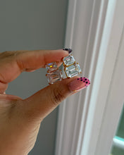 Load image into Gallery viewer, Sara Ali Khan Two stone Solitaire celeb Earrings
