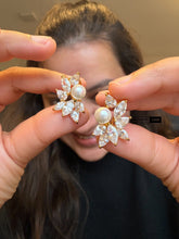 Load image into Gallery viewer, Rakul preet Wing Diamond look Premium Solitaire Stud Earrings
