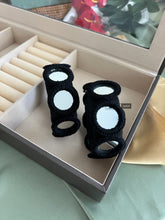 Load image into Gallery viewer, Handmade Pair of Mirror Fabric bangles
