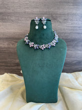 Load image into Gallery viewer, Victorian Kota Stone Statement Dainty necklace set
