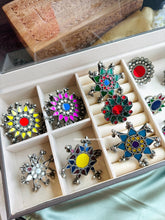 Load image into Gallery viewer, Afghani Real Mirror Adjustable ghungroo Ring
