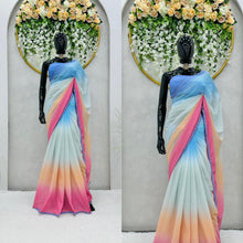 Load image into Gallery viewer, PRE ORDER ALIA BHATT Series Multicolor Pastel Saree
