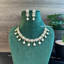 Load image into Gallery viewer, 22k gold plated Tayani Dainty Tassel Necklace set
