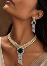 Load image into Gallery viewer, Designer Premium American Diamond Cz Necklace set
