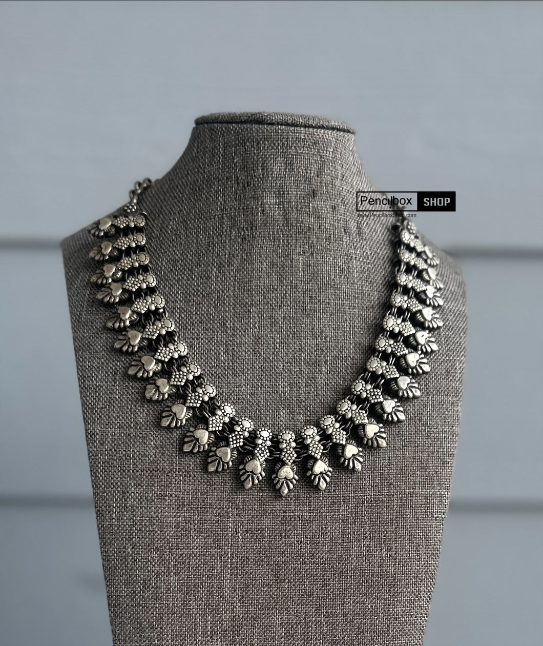 German Silver Solid Hasli chain design 5 Necklace