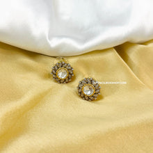 Load image into Gallery viewer, Premium Small Cz Tayani Victorian 22k Gold plated Stud Earrings
