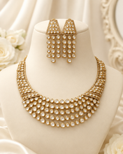 Load image into Gallery viewer, Moissanite Multi Layered  Statement Necklace set
