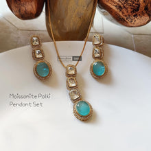 Load image into Gallery viewer, Moissanite Doublet Long Simple Pendant set

