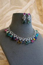 Load image into Gallery viewer, American Diamond Cz Stylish necklace set
