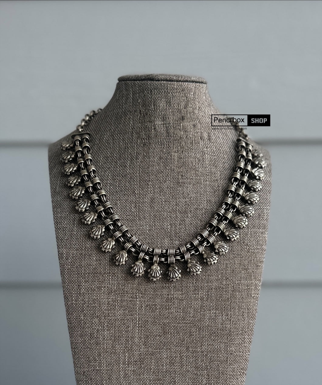 German Silver Solid Hasli chain design 6 Necklace