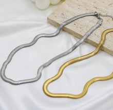 Load image into Gallery viewer, Hasli 18k gold plated Titanium stainless steel necklace chain IDW
