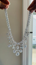 Load image into Gallery viewer, Premium White silver Solitaire Necklace set
