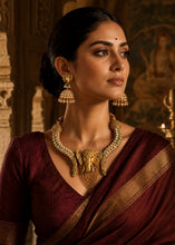Load image into Gallery viewer, Moissanite Premium Ganesha Gold Plated Necklace set
