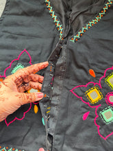 Load image into Gallery viewer, Embroidery Colorful Openable Jacket Blouse 38-42
