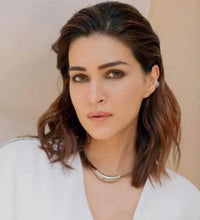 Load image into Gallery viewer, Kriti sanon Dual Tone Magentic DEMI FINE PVD 18k gold plated Golden Stainless steel necklace
