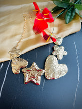 Load image into Gallery viewer, Rubina inspired Heart star necklace IDW
