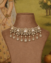 Load image into Gallery viewer, Moissanite Premium Gold Choker Necklace set
