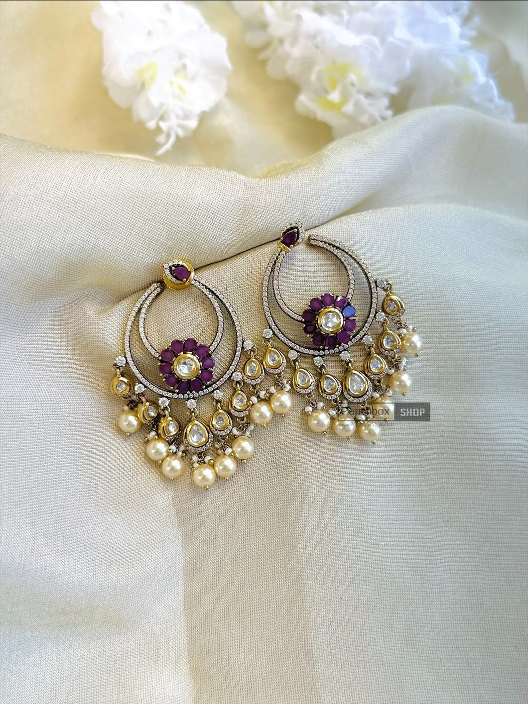 Tayani 22k gold plated Premium Drop Dangling Earrings