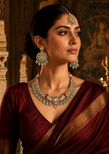 Load image into Gallery viewer, Tayani Gold Plated Elephant Festive Premium Necklace set
