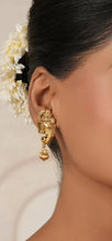 Load image into Gallery viewer, Ganesha Stud Indian ethnic Jhumka earrings
