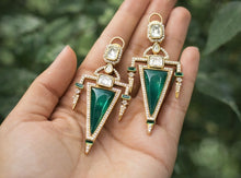 Load image into Gallery viewer, Moissanite Premium Dangler earrings
